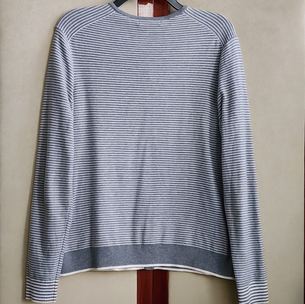 Striped Lands' End Cardigans L - Picture 6 of 15